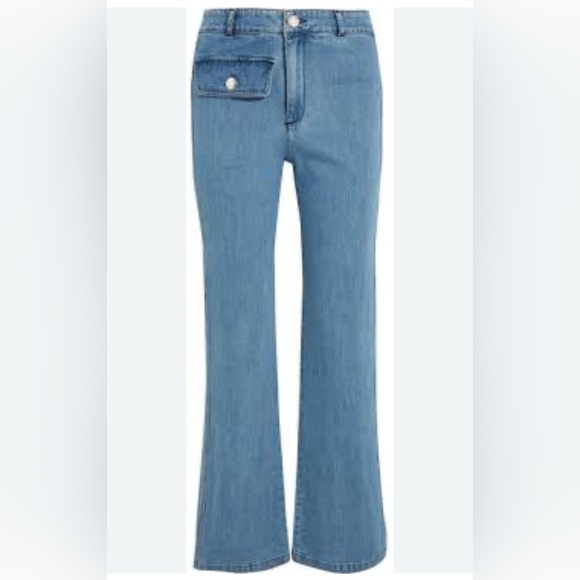 See By Chloe High-Waisted Wide Leg Jeans - Picture 2 of 13